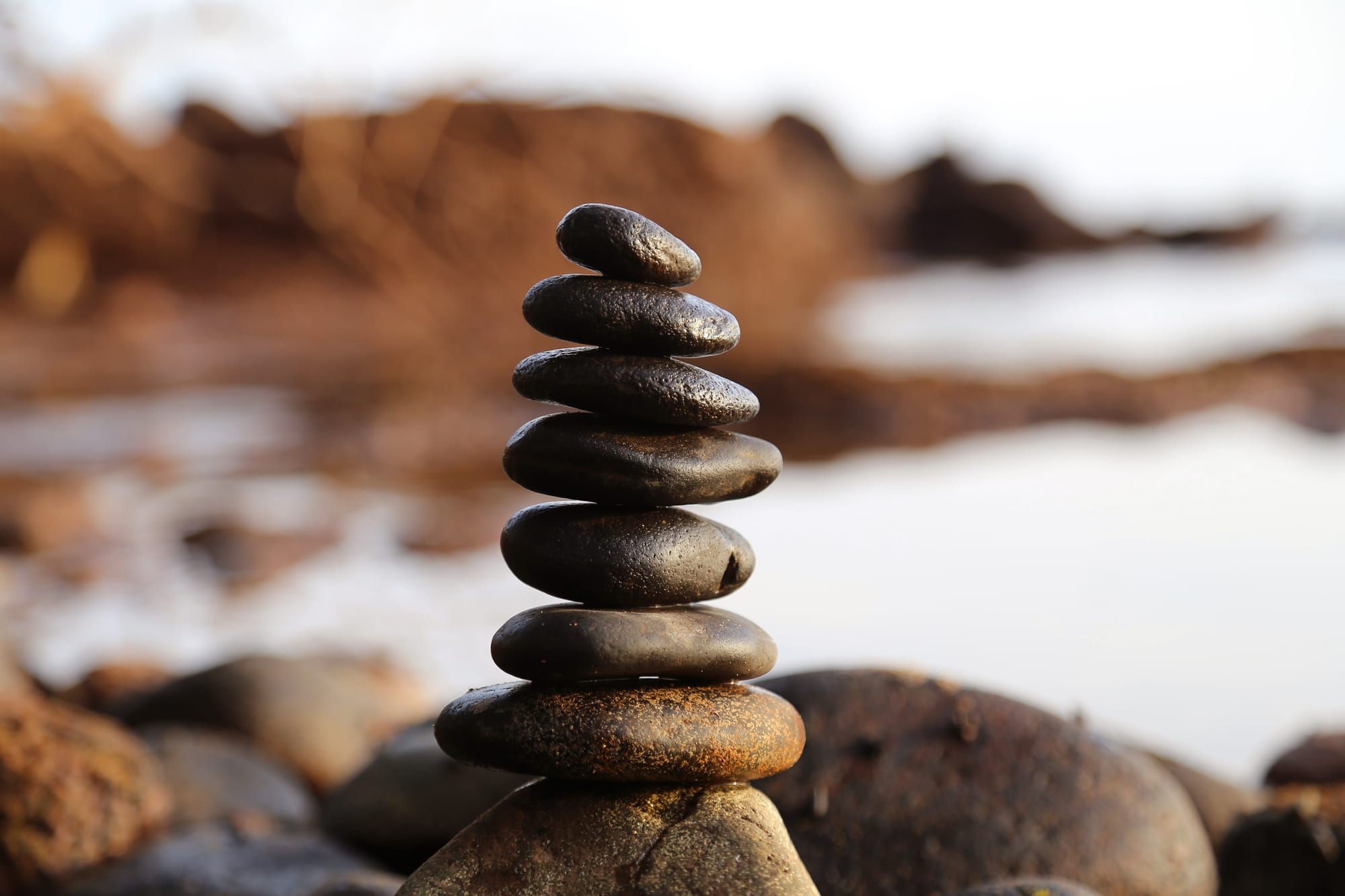 A tower of stacked stones